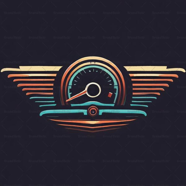 Abstraktes Retro